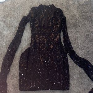Award Collecting Sequin Maxi Gown